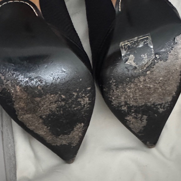 Balmain Black and Gold Heeled Ankle Boots - Picture 3 of 8